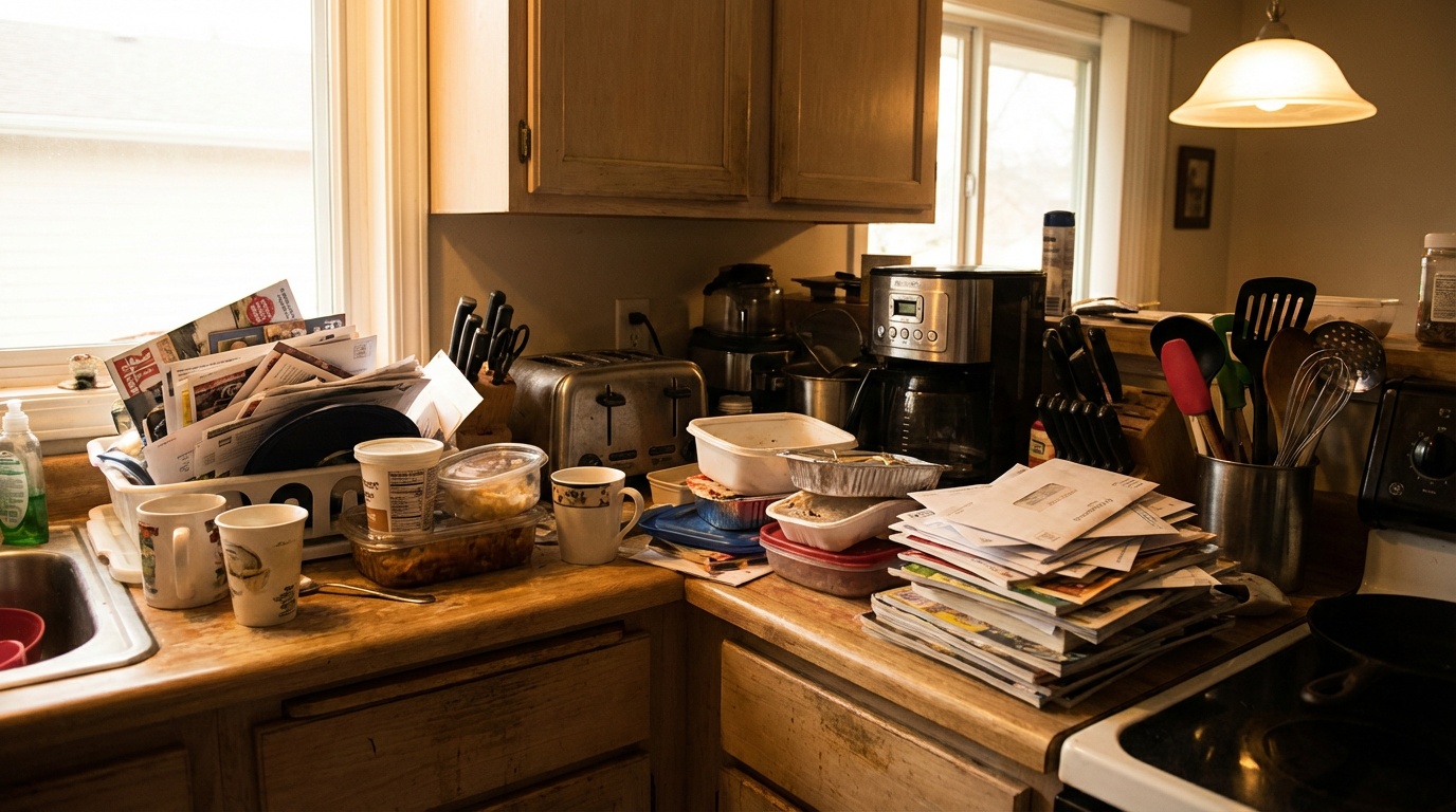 Hoarding cleanup family
