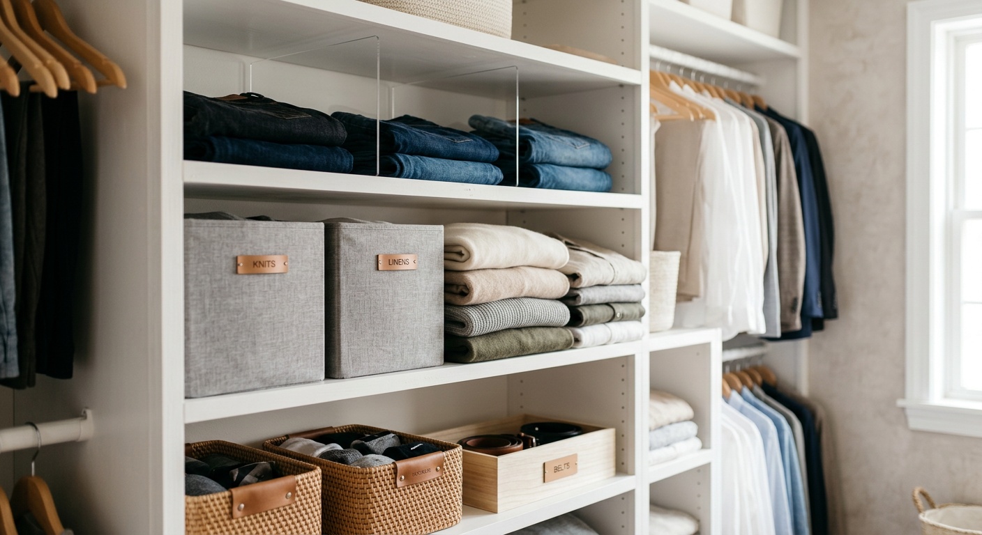 Closet organization systems