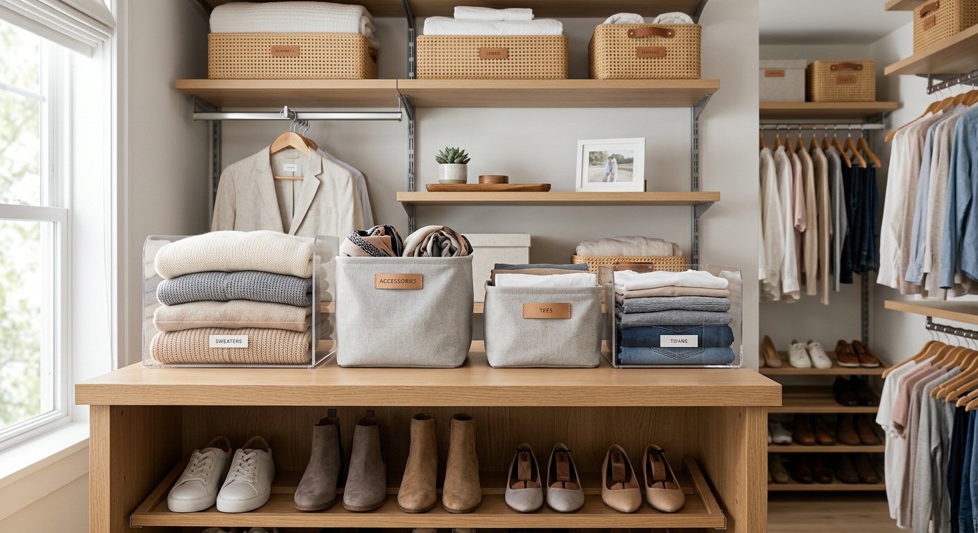 Closet organization systems