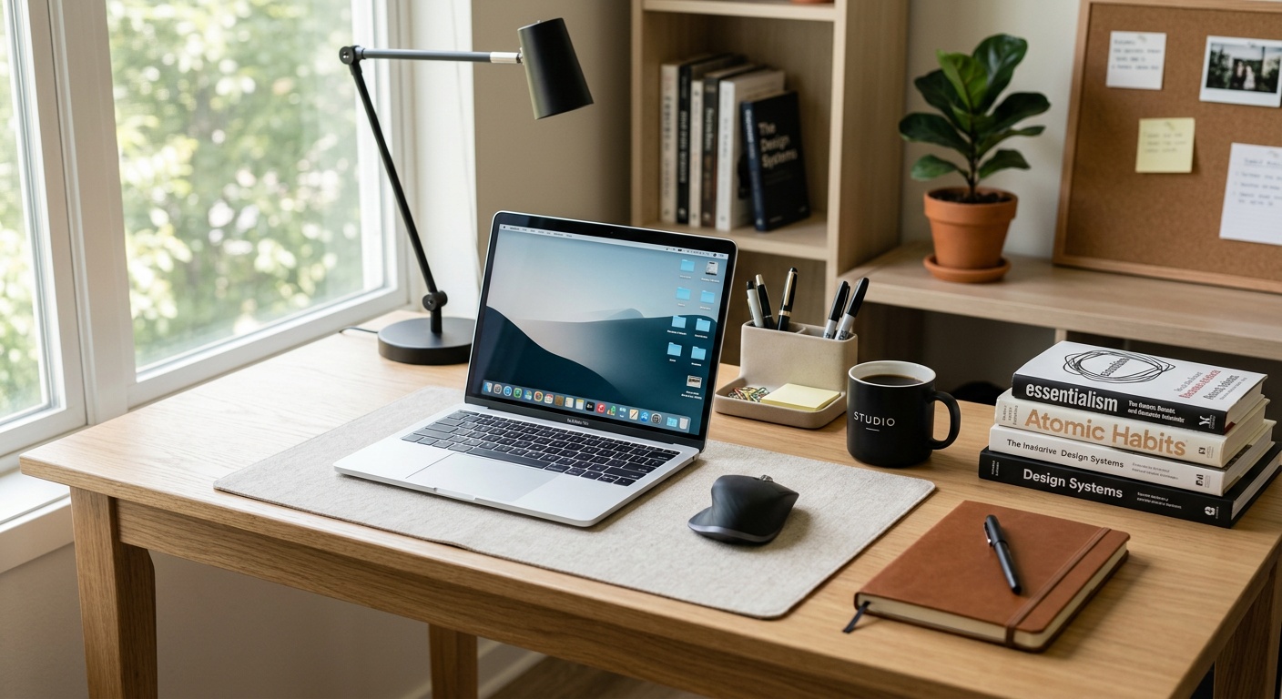 Home office declutter