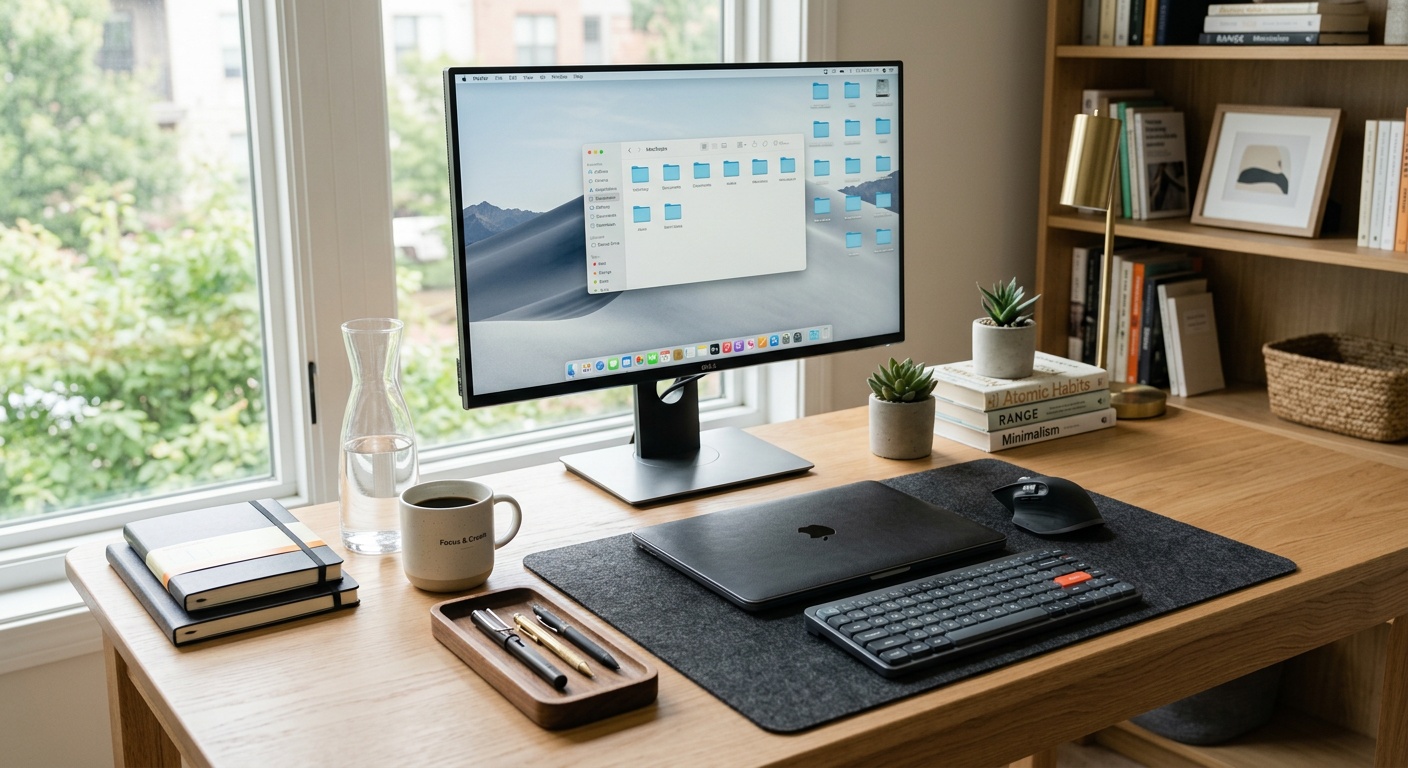 Home office declutter
